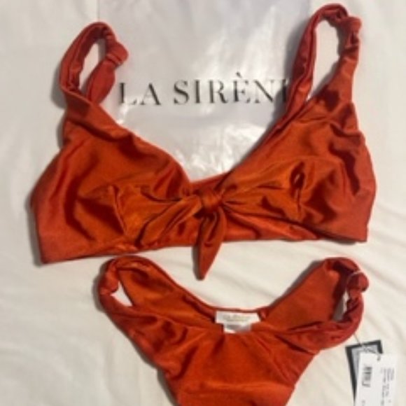 La Sirene- Endless Tie-Front Bikini Set - Picture 1 of 5
